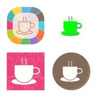 Unique Hot Coffee Vector Icon