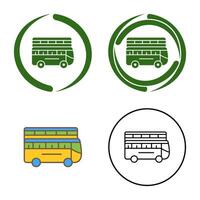 Double Bus Vector Icon