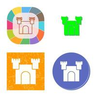 Unique Castle Vector Icon