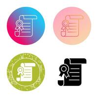 Legal Paper Vector Icon