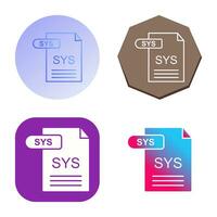 SYS Vector Icon