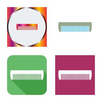icono de vector de peine