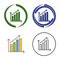 Rising Statistics Vector Icon