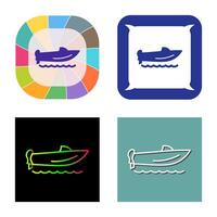 Speed Boat Vector Icon