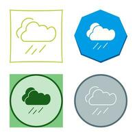 icono de vector de lluvia