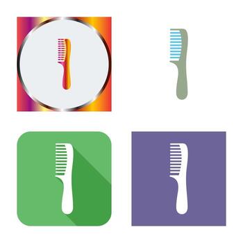 icono de vector de peine