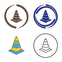 Unique Cone Vector Icon