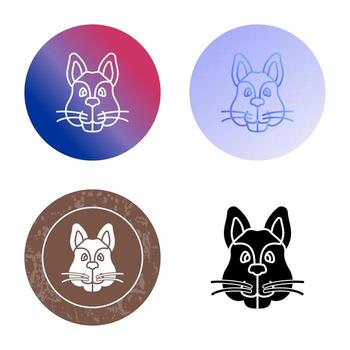 icono de vector de ardilla