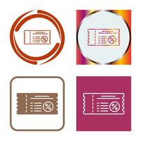 Voucher Vector Icon