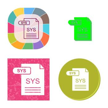 icono de vector de sistema