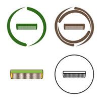 Comb Vector Icon