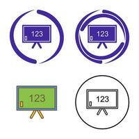 Unique Classroom Board Vector Icon