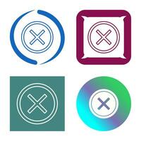 Do Not Cross Vector Icon