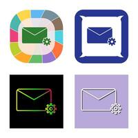 Message Settings Vector Icon