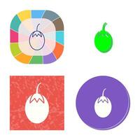 Vegetable plant Vector Icon