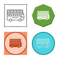 Double Bus Vector Icon