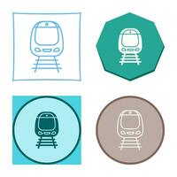 icono de vector de tren