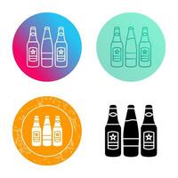 Beer Bottles Vector Icon