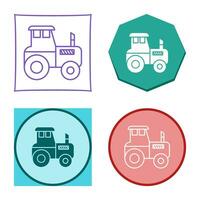 icono de vector de tractor