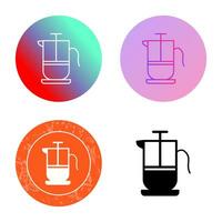 French Press Vector Icon