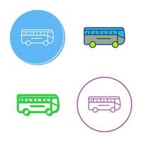 icono de vector de bus