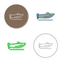 Speed Boat Vector Icon