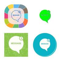 Message Bubbles Vector Icon