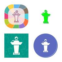 Elected Candidate Vector Icon