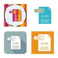 icono de vector xlsx