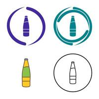 Beer Bottle Vector Icon