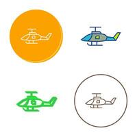 Military Helicopter Vector Icon