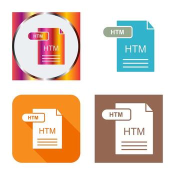 icono de vector de html