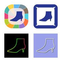 Boots with Heels Vector Icon