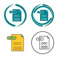 icono de vector de documento