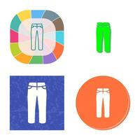 icono de vector de pantalones