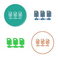 Network Files Vector Icon