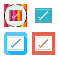 Checkbox Vector Icon