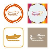 Speed Boat Vector Icon