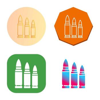 icono de vector de balas