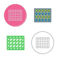 Colored Palette Vector Icon