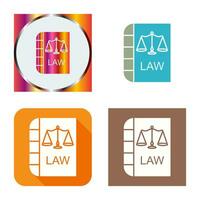 Law and Order Vector Icon