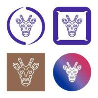 Giraffe Vector Icon