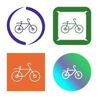 icono de vector de bicicleta