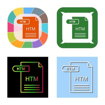 icono de vector de html