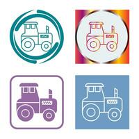 icono de vector de tractor