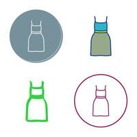 Cocktail Dress Vector Icon