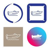 Speed Boat Vector Icon