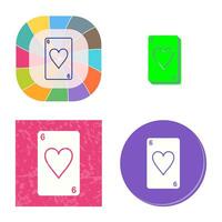 Hearts Card Vector Icon