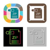 ZIP Vector Icon