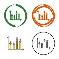 Candidate Graph Vector Icon